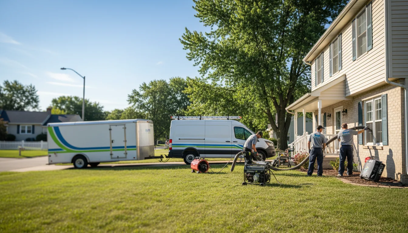 Flooded Basement Restoration And Cleanup With Repair in Kaukauna, WI near me